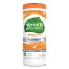Seventh Generation Towels & Wipes, White, Cloth-Like, Surface Disinfecting, 35 Wipes, 8" x 7", Lemongrass Citrus SEV 22812